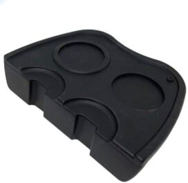 Tamper Mat Corner Silicone Black 145x205mm EDO